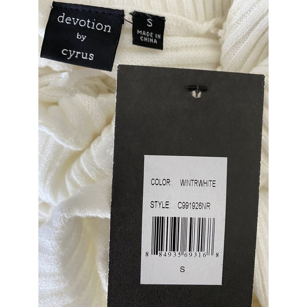 Devotion by Cyrus Women's Horizontal Ribbed Turtleneck Tunic Sweater A003020 - Picture 4 of 4